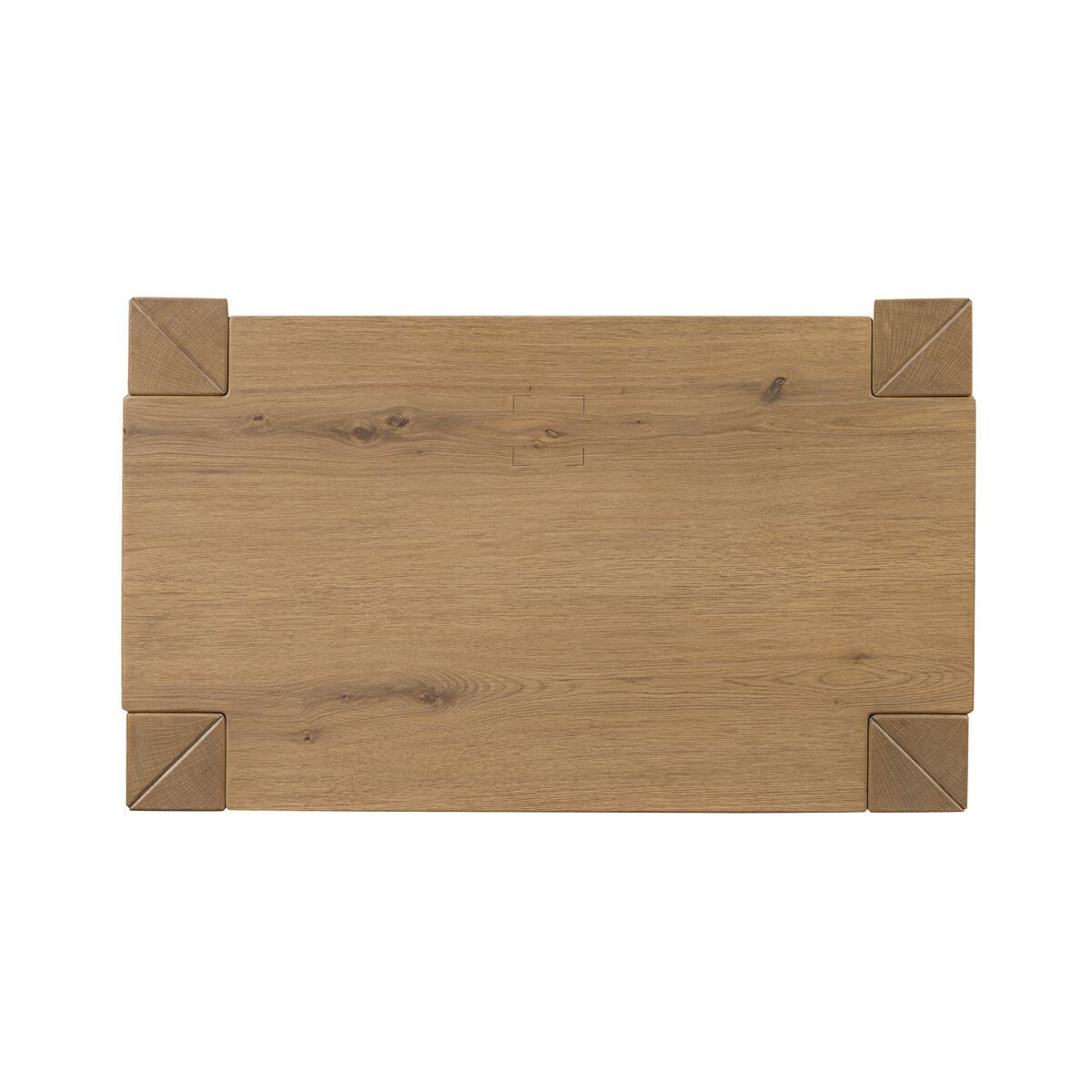 Table de chevet Four Hands Emmer en chêne fumé vieilli