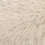 Fauteuil Fenn Four Hands en fourrure mongole champagne