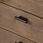 Table de chevet Four Hands Glenview en placage de chêne vieilli