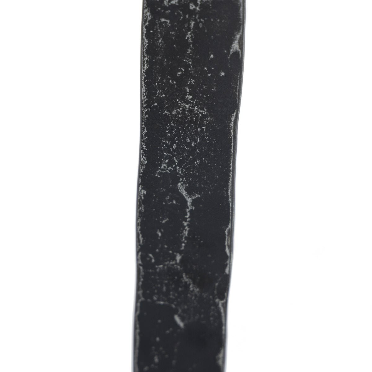 Console en fer martelé Four Hands et marbre blanc