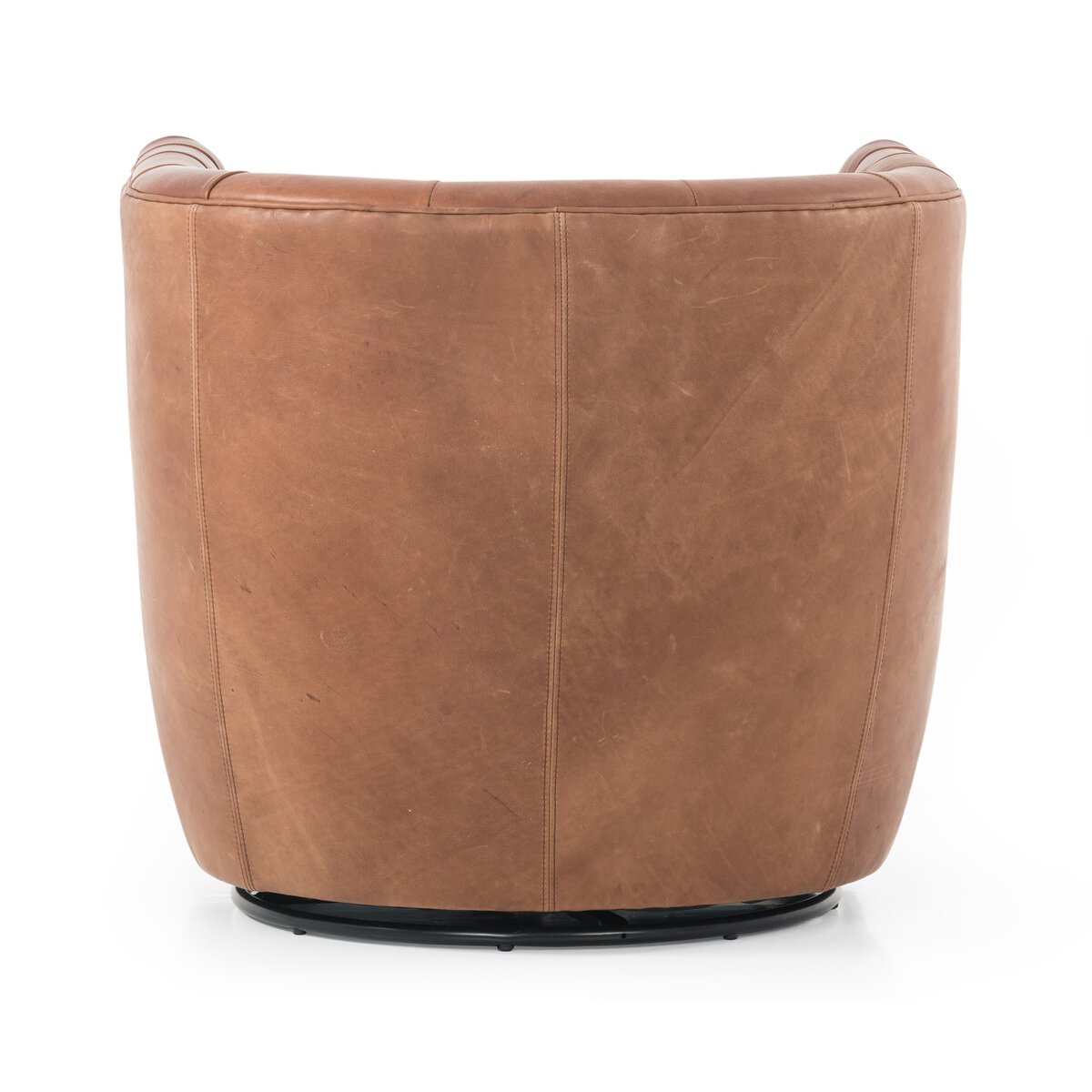 Fauteuil pivotant Four Hands Hanover en coloris Sienne Héritage