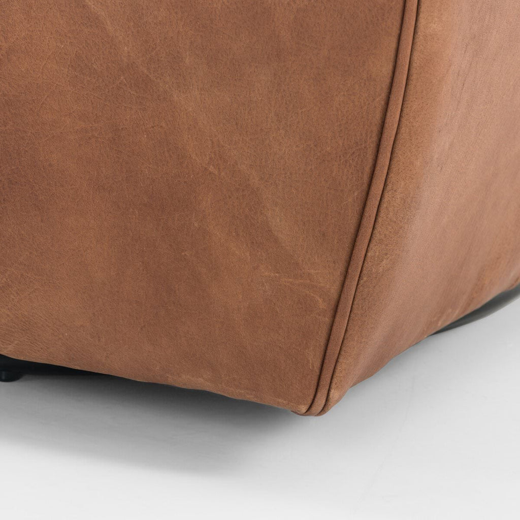 Fauteuil pivotant Four Hands Hanover en coloris Sienne Héritage