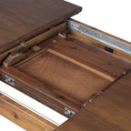 Table de salle à manger ovale extensible Four Hands Harper 84-104 po, noyer grillé