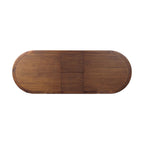 Table de salle à manger ovale extensible Four Hands Harper 84-104 po, noyer grillé