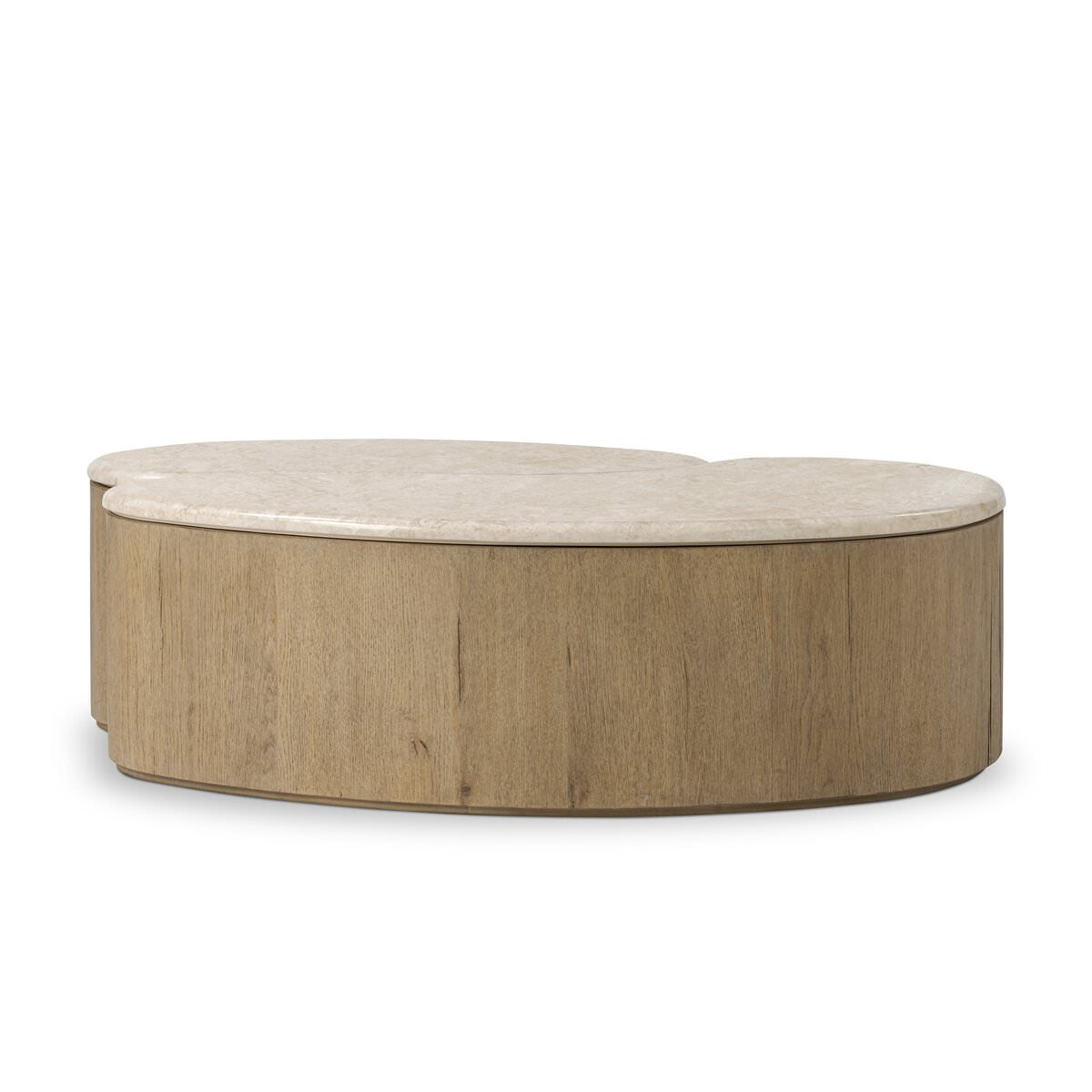 Table basse Four Hands Ingrid en marbre cappuccino