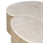 Table basse Four Hands Ingrid en marbre cappuccino