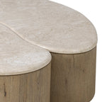 Table basse Four Hands Ingrid en marbre cappuccino