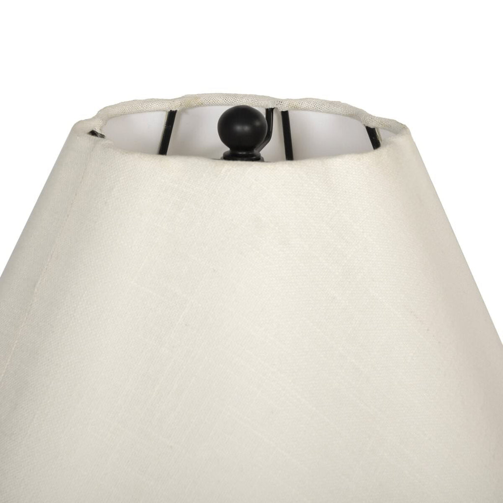 Lampadaire Isabeau à quatre mains en fer forgé noir