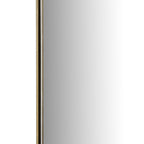 Miroir Jacques à quatre mains en laiton antique