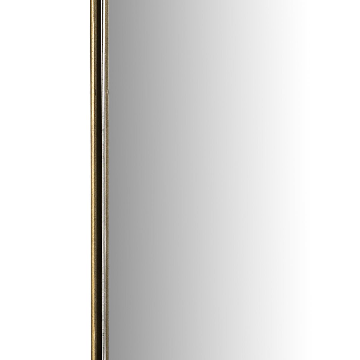 Miroir Jacques à quatre mains en laiton antique