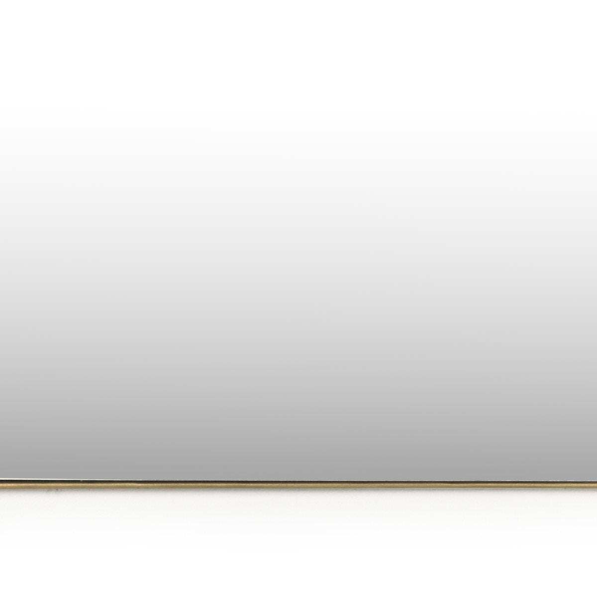 Miroir Jacques à quatre mains en laiton antique