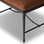 Tabouret d'appoint Four Hands Jade en Crypton Wayfarer Sienna