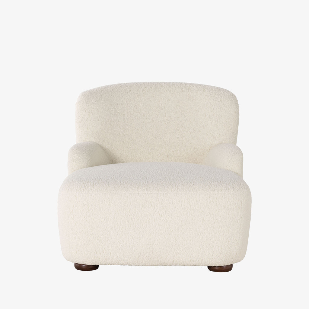 Chaise longue Four Hands Kadon en peau de mouton naturelle