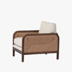 Fauteuil Kalani Four Hands couleur crème Alcala