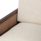 Fauteuil Kalani Four Hands couleur crème Alcala