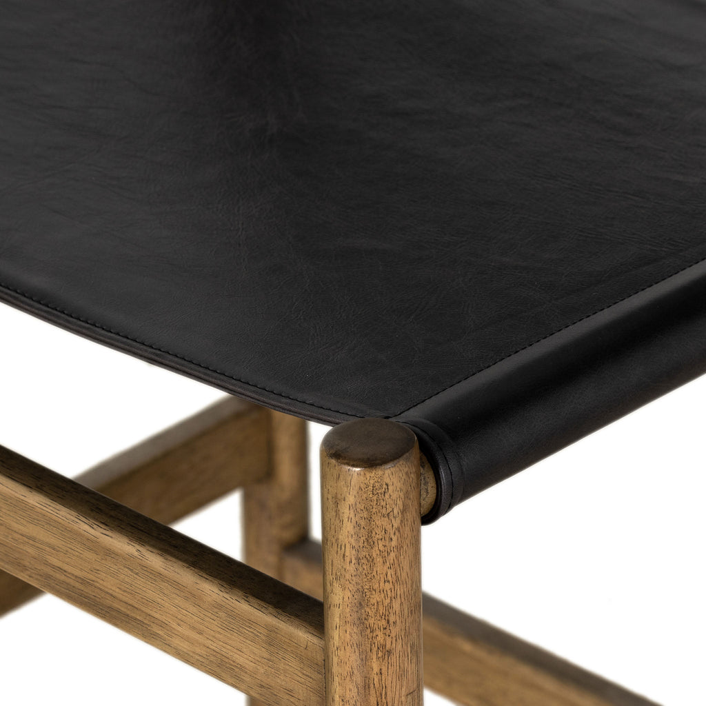 Tabouret de bar Kena de Four Hands, coloris Sonoma Black