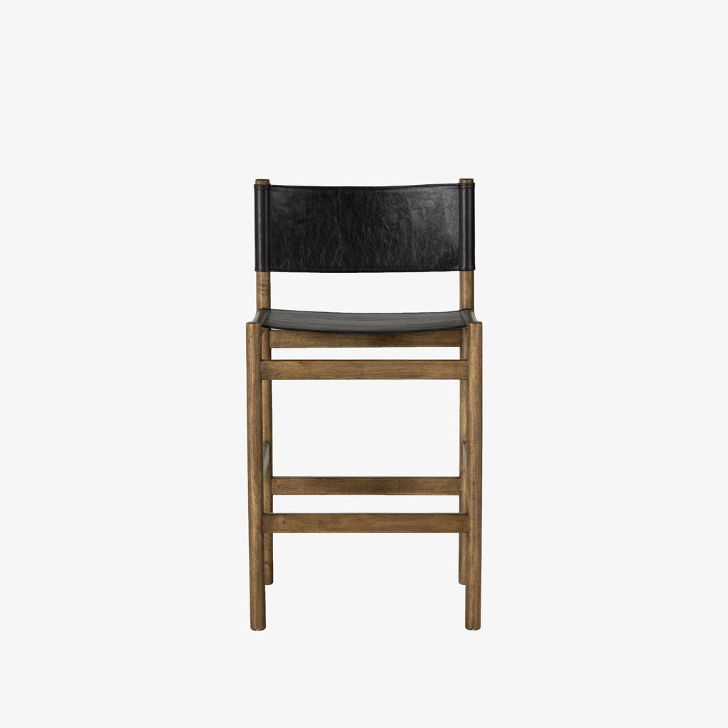 Tabouret de bar Kena de Four Hands, coloris Sonoma Black