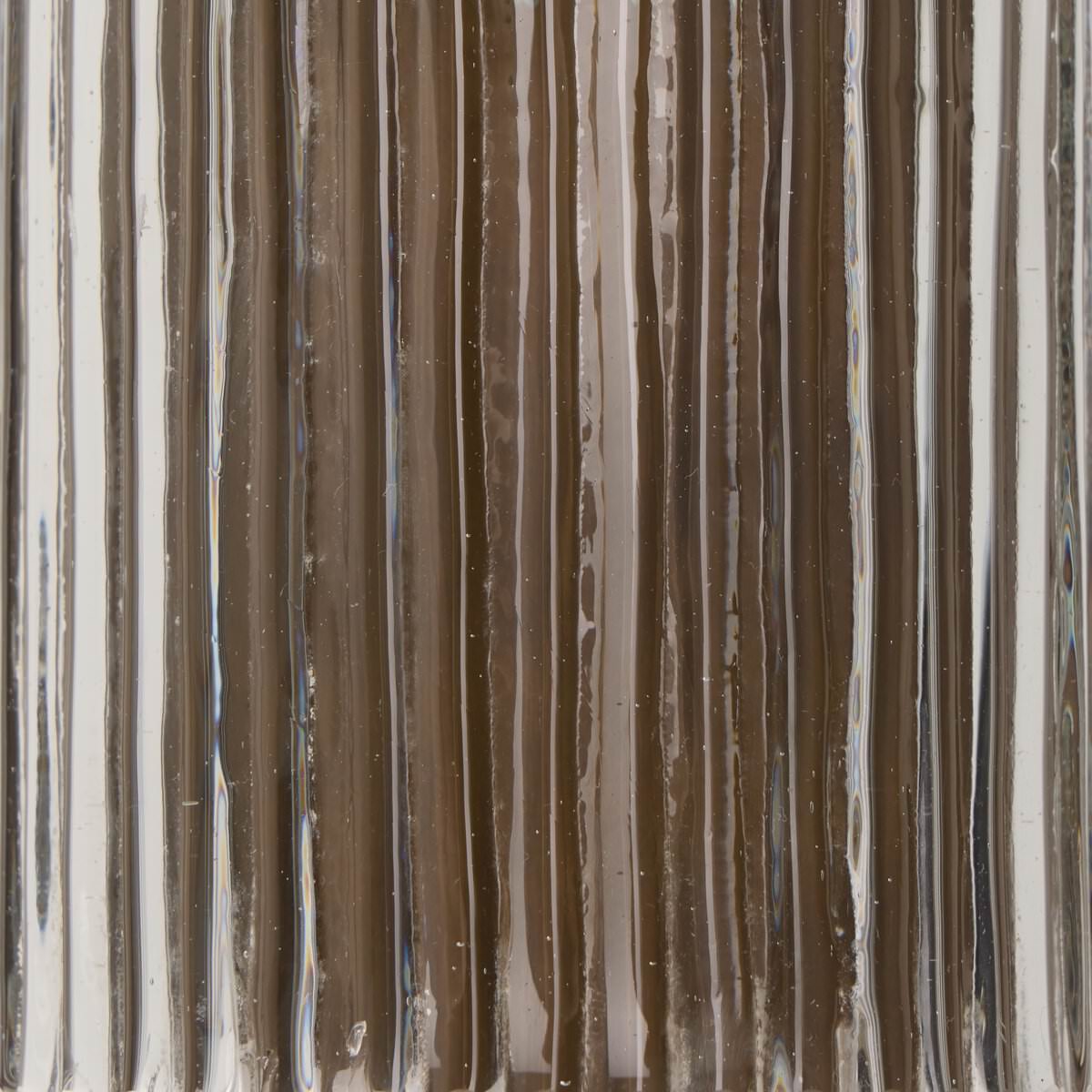 Applique murale Kenji Four Hands en verre cannelé transparent