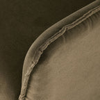 Fauteuil pivotant Four Hands Kimble couleur café Henry