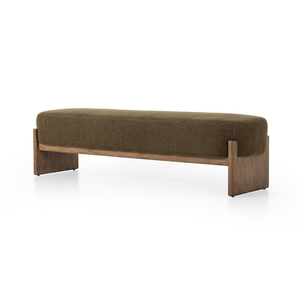 Banc d'appoint Kirby de Four Hands couleur olive Sutton