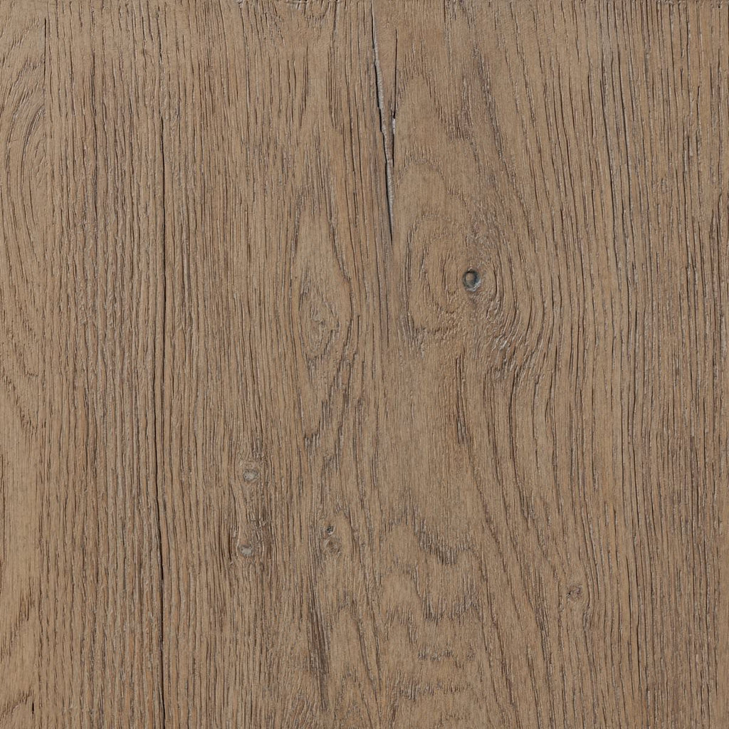 Banc d'appoint Four Hands Knox en cuir clair à poils longs