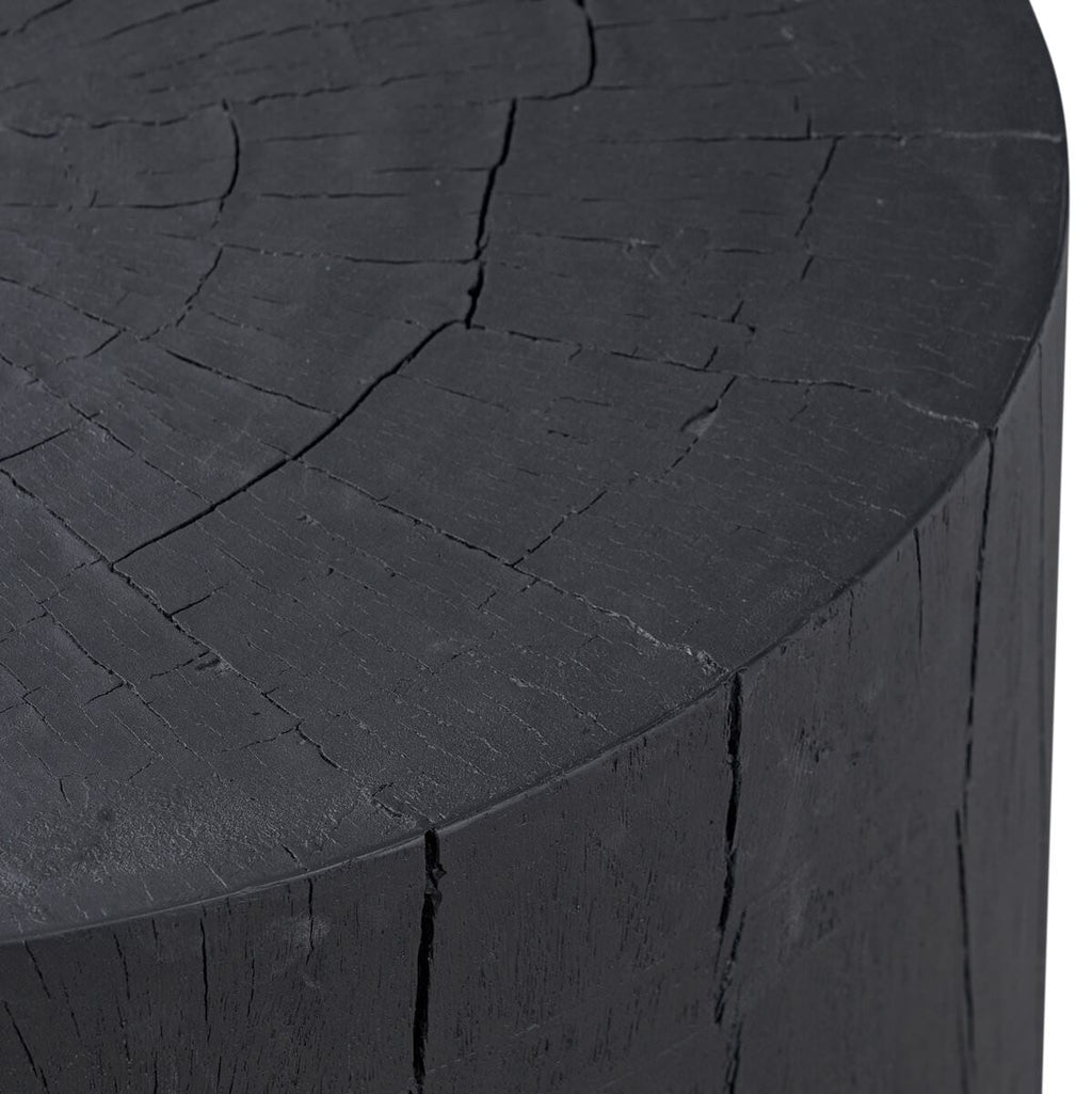 Table d'appoint Four Hands Layo en résine noire