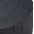 Table d'appoint Four Hands Layo en résine noire