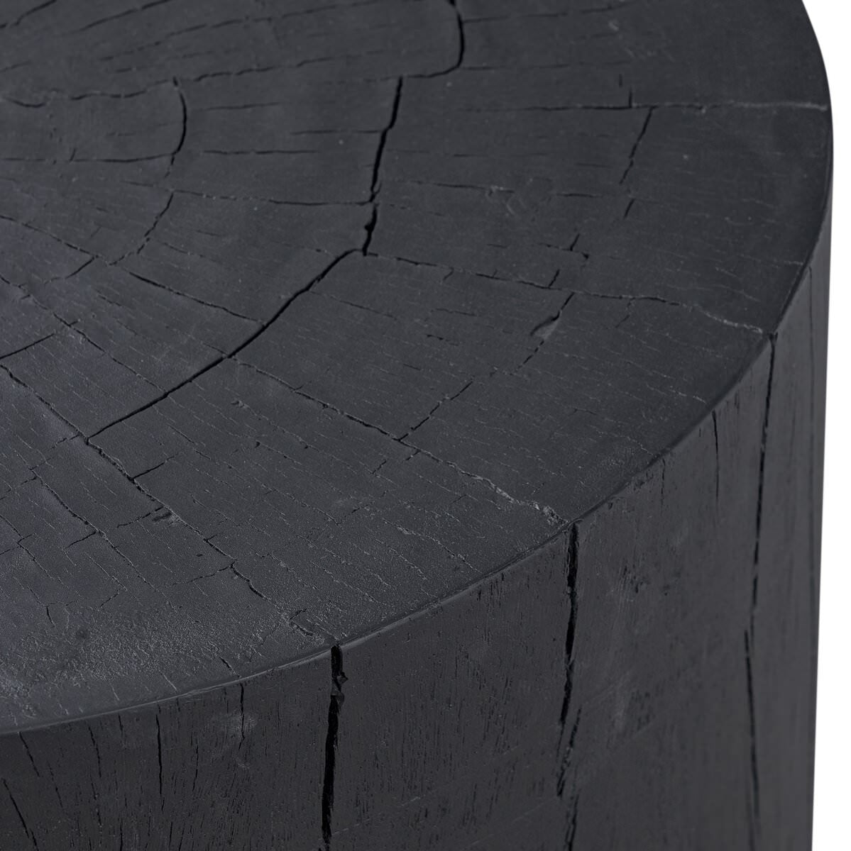 Table d'appoint Four Hands Layo en résine noire