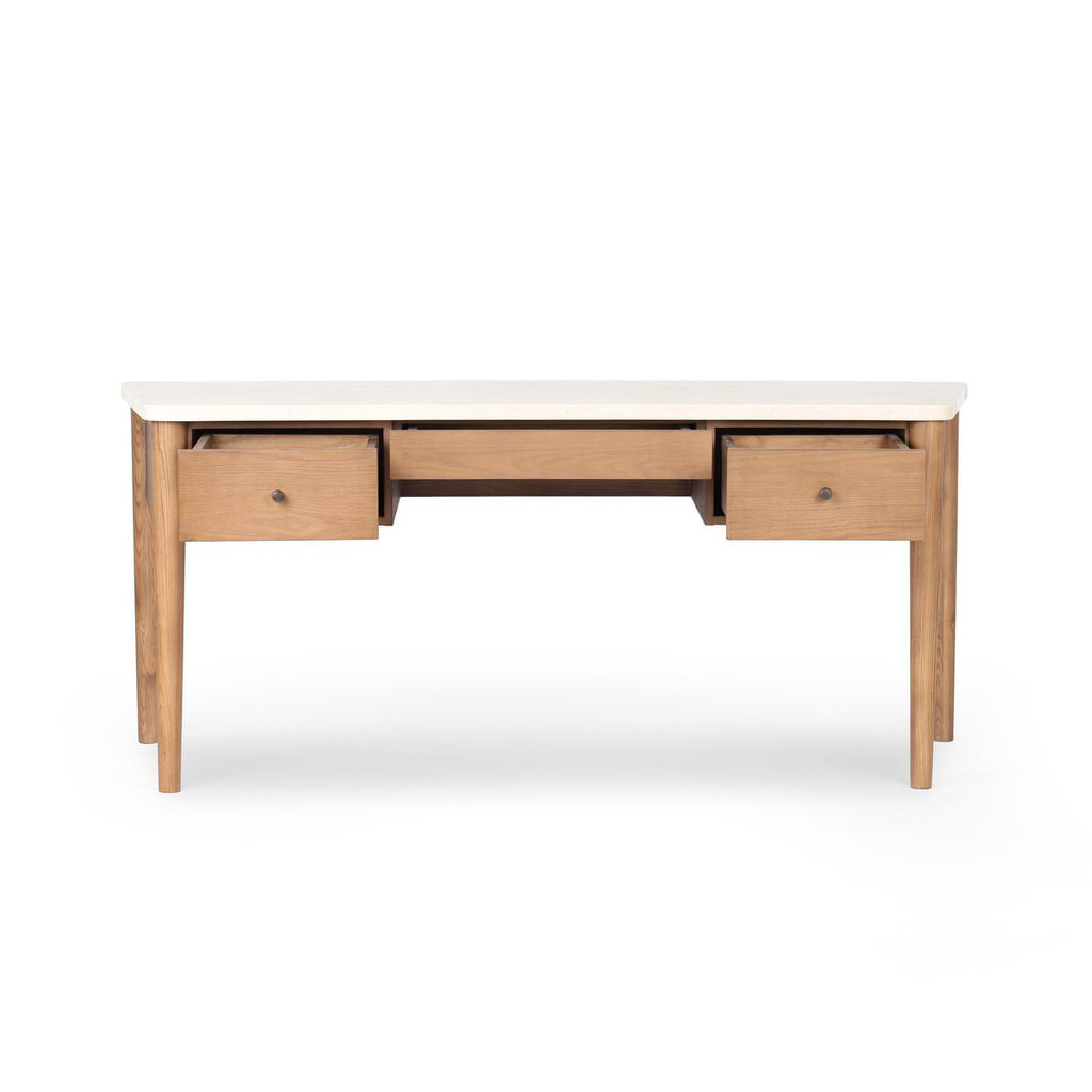 Bureau Lorna Four Hands en placage de frêne ambré