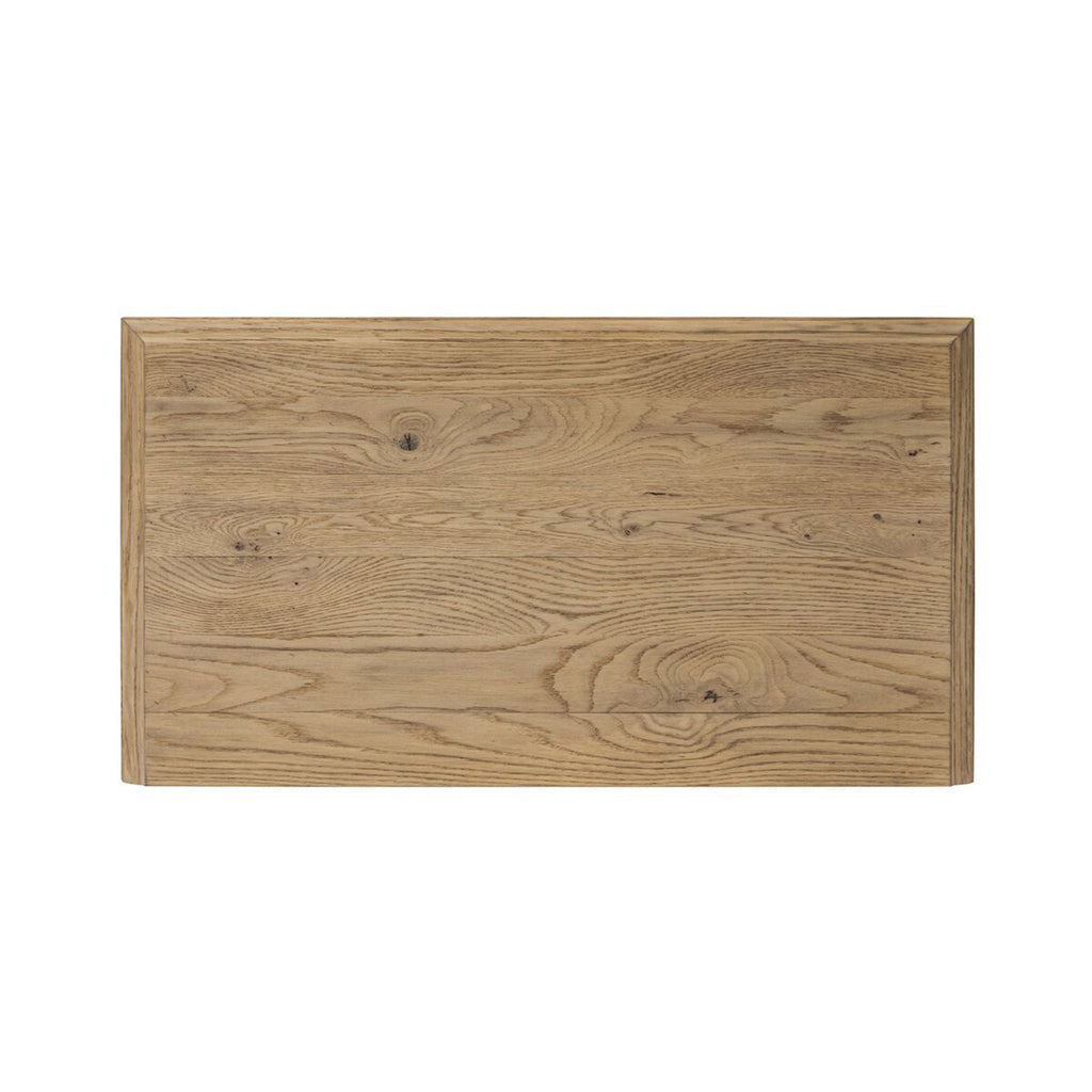 Table de chevet Maggie de Four Hands en chêne fumé vieilli et scié