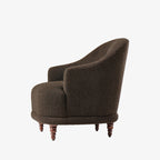Fauteuil Marnie de Four Hands en cuir Knoll Mink