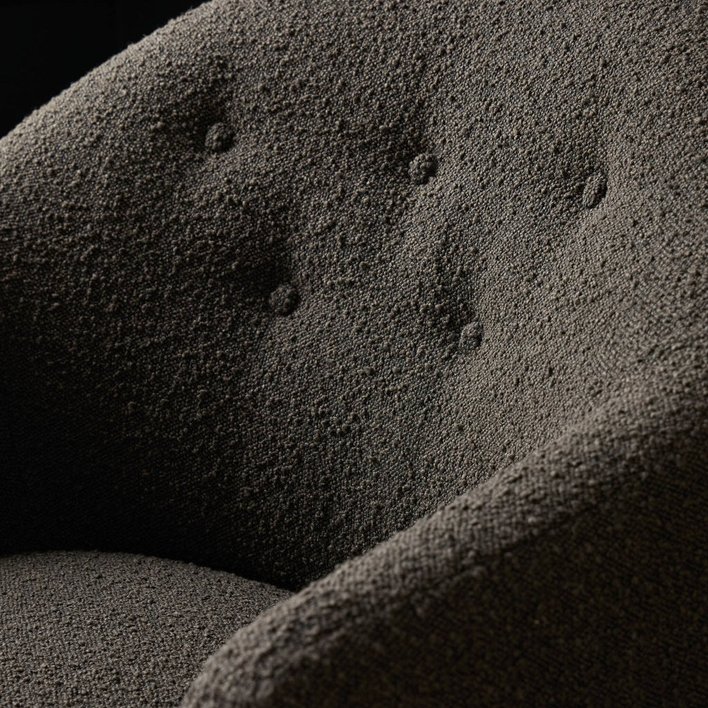 Fauteuil Marnie de Four Hands en cuir Knoll Mink