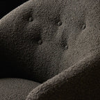 Fauteuil Marnie de Four Hands en cuir Knoll Mink