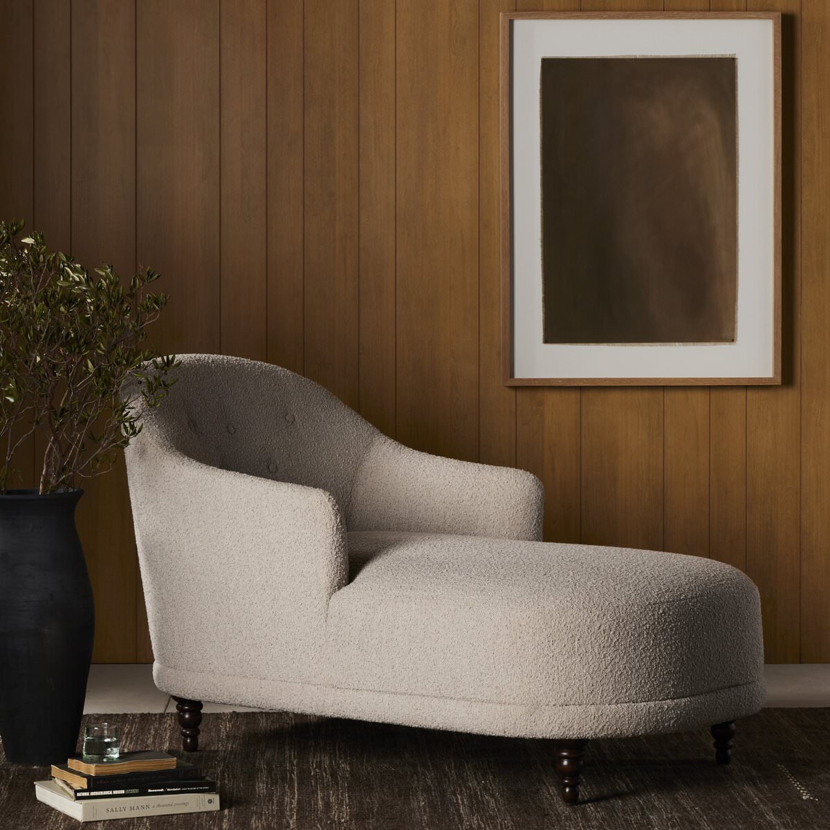 Chaise longue Four Hands Marnie couleur sable de Knoll