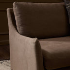 Canapé d'angle 3 pièces Four Hands Monette couleur café Broadway