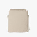 Fauteuil pivotant Four Hands Monette avec housse amovible, coloris Bruxelles Naturel