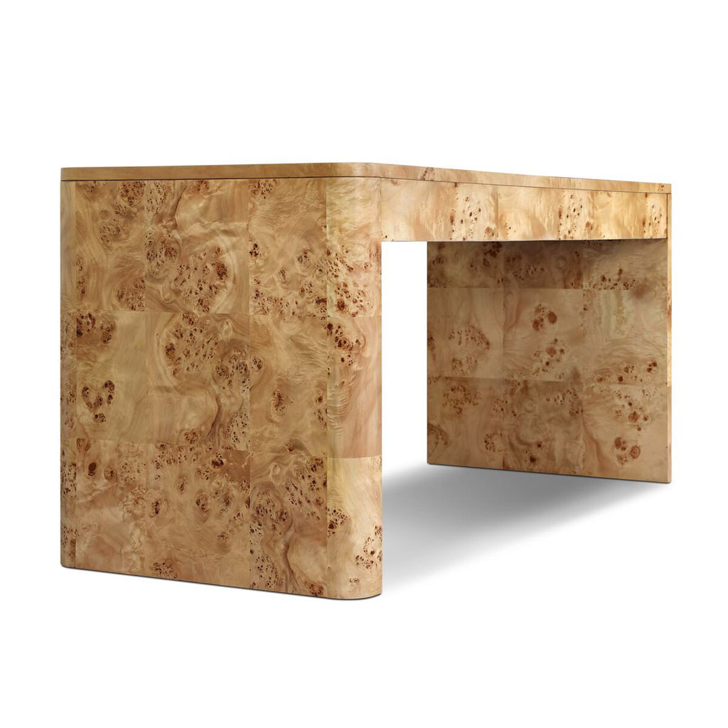 Bureau Four Hands Mullins en loupe de mappa naturelle