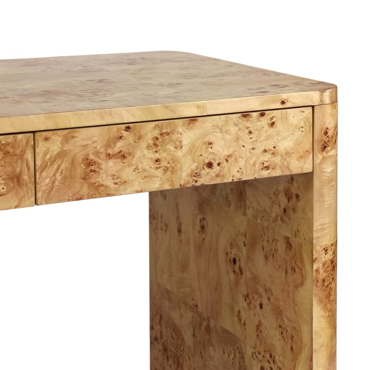 Bureau Four Hands Mullins en loupe de mappa naturelle