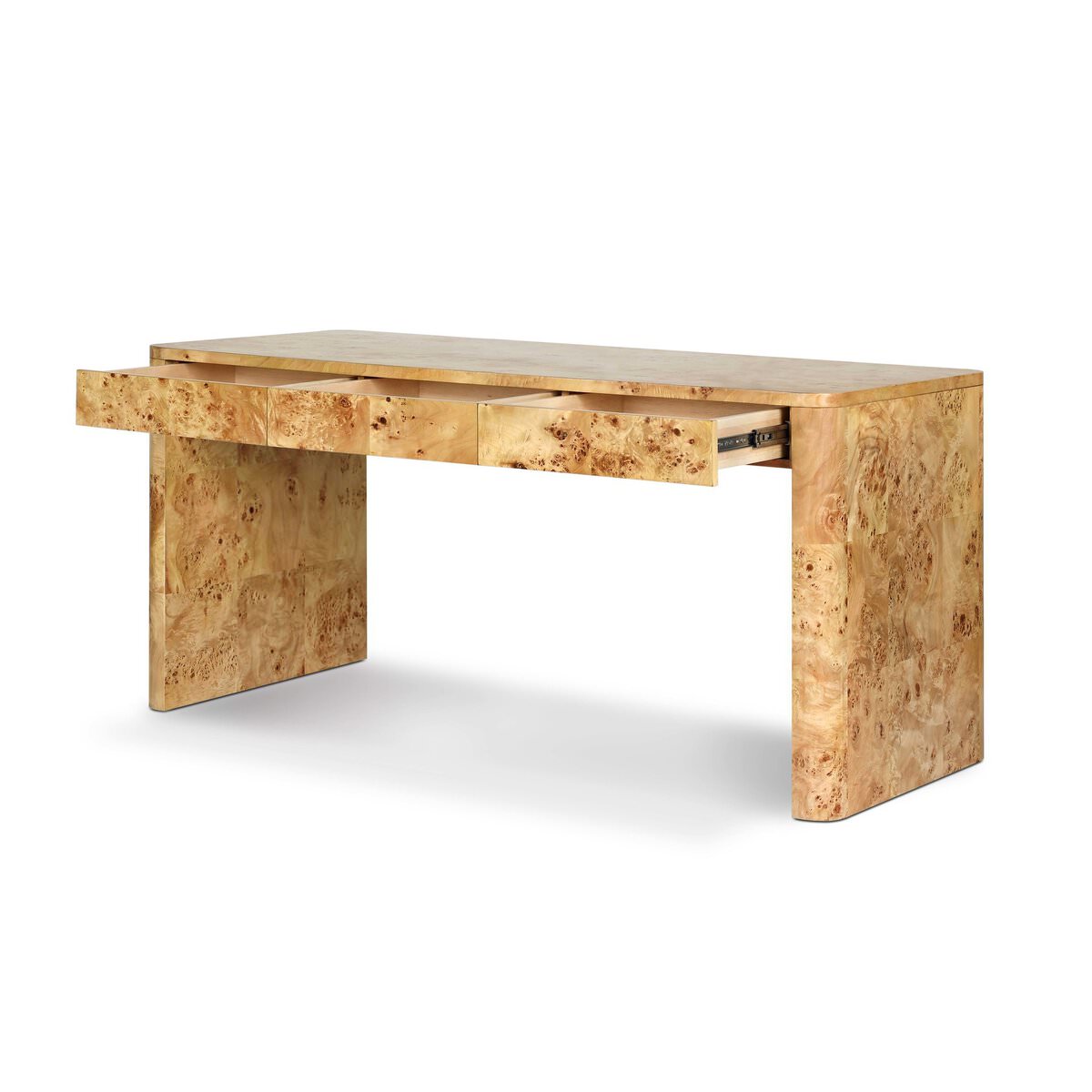 Bureau Four Hands Mullins en loupe de mappa naturelle