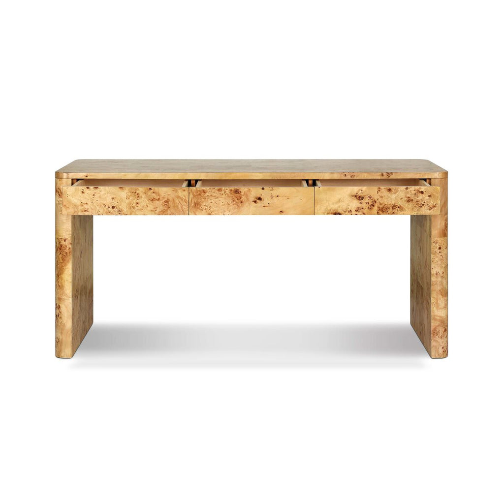 Bureau Four Hands Mullins en loupe de mappa naturelle