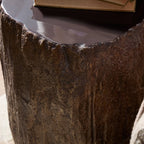 Table d'appoint Four Hands Nemo en béton lisse et sableux