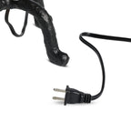 Lampe de table Four Hands Neville en aluminium moulé noir mat