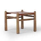 Pouf Four Hands Nino couleur tabac Dakota