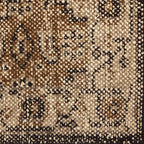 Tapis noué à la main Four Hands Prato, coloris Prato Espresso, 91 x 274 cm