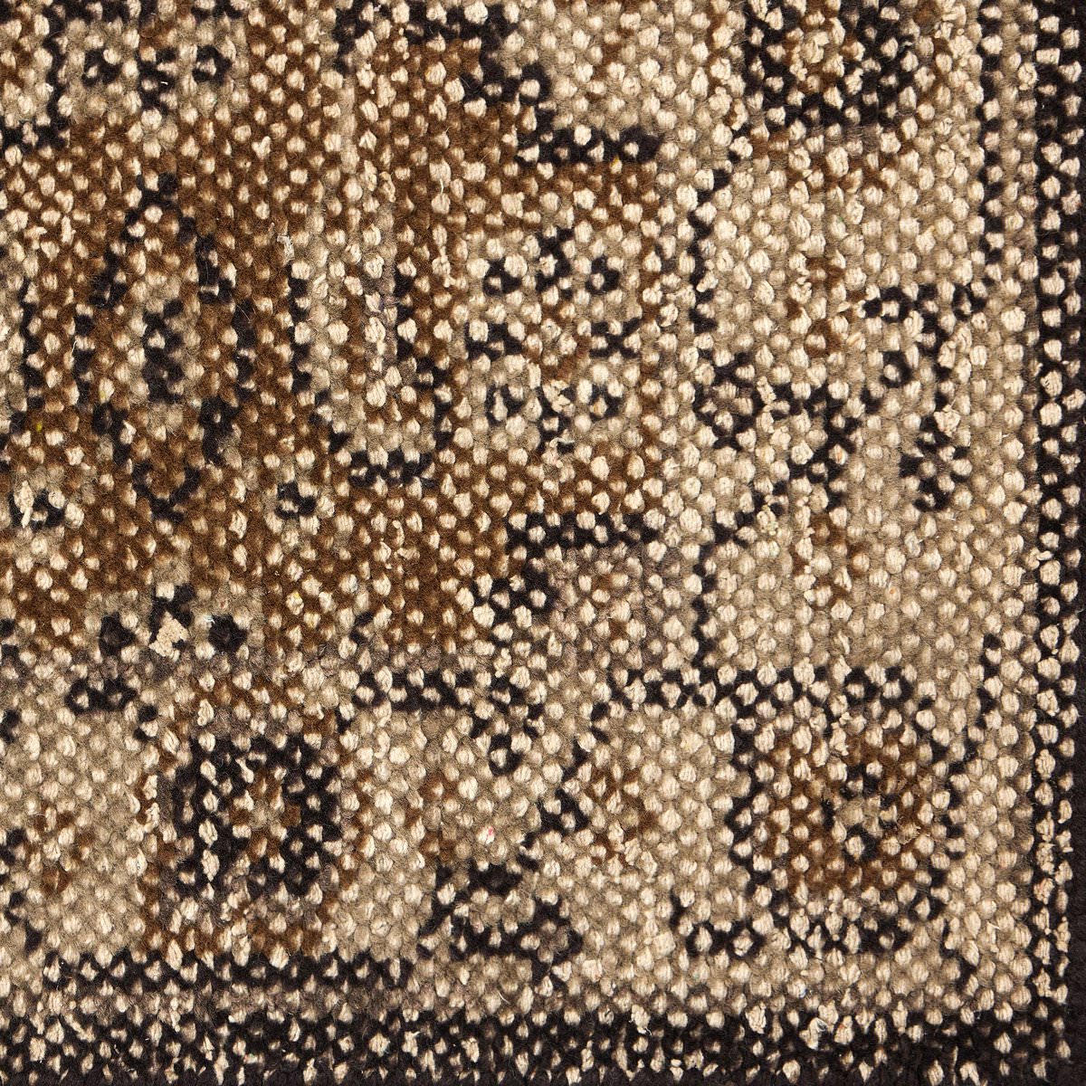 Tapis noué à la main Four Hands Prato, coloris Prato Espresso, 91 x 274 cm