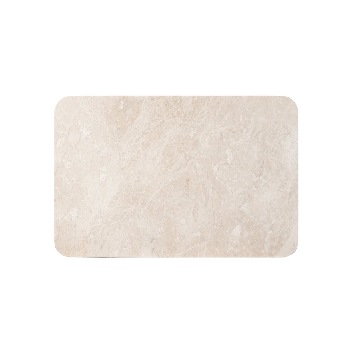 Table de chevet Four Hands Raleigh en marbre cappuccino