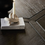 Table basse Renan de Four Hands, chêne français recyclé couleur expresso foncé