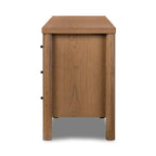 Commode à 6 tiroirs Four Hands Roark en placage chêne ambré