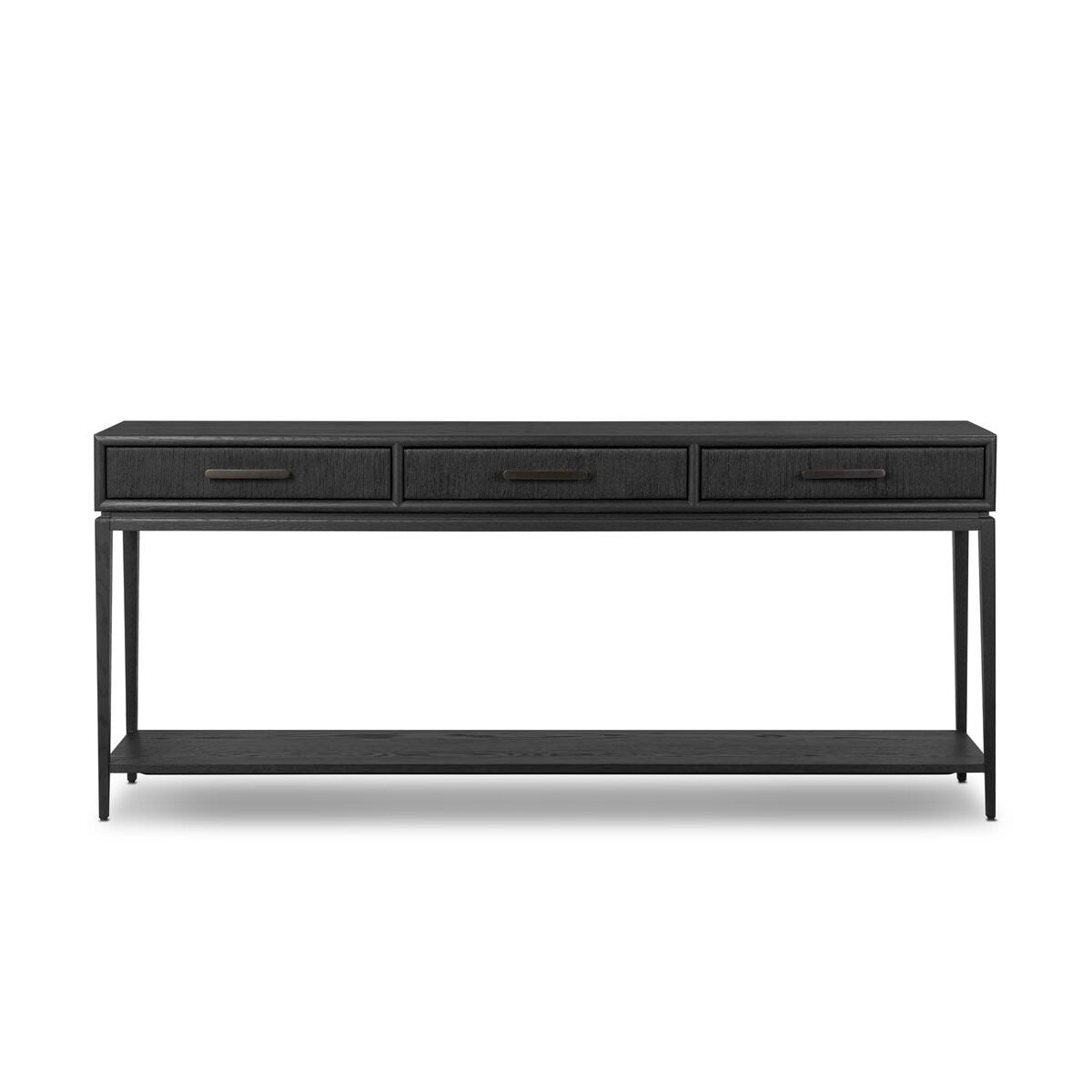 Console Rosenell de Four Hands - 198 cm (78 po) en chêne noir massif