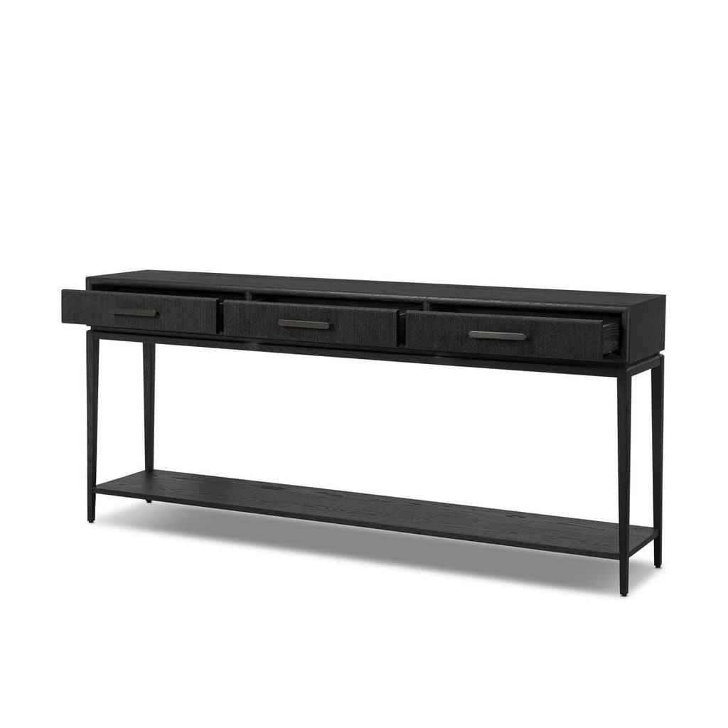 Console Rosenell de Four Hands - 198 cm (78 po) en chêne noir massif